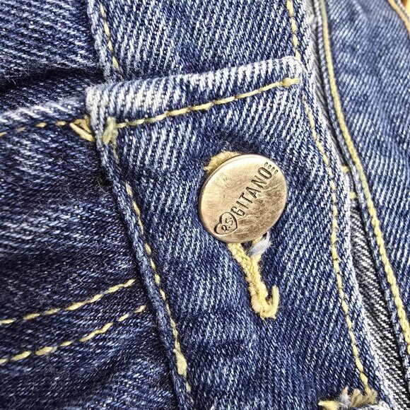 VTG 80s 90s Gitano Womens Mom Jeans Sz 16 Long Pleated High Rise Y2K Indie - Picture 5 of 9
